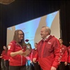 Ehrung Sarah Leuzinger 2. Platz SM Gymnastik Einzel